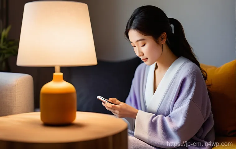 자기 돌봄을 위한 적절한 수면 관리 - **Prompt:** "A serene young Japanese woman in comfortable, soft cotton pajamas stretches gently in a...